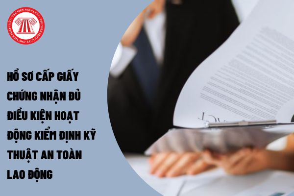 Hồ sơ cấp giấy chứng nhận đủ điều kiện hoạt động kiểm định kỹ thuật an toàn lao động bao gồm những gì?