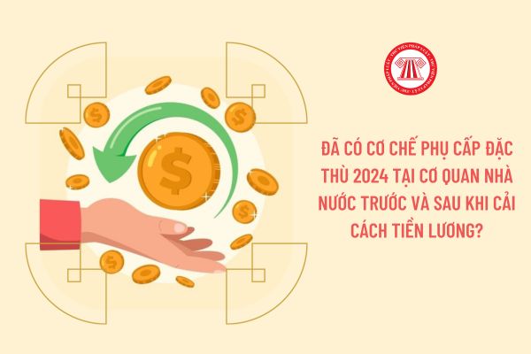 Đã có cơ chế phụ cấp đặc thù 2024 tại cơ quan Nhà nước trước và sau khi cải cách tiền lương?