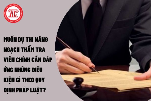 Muốn dự thi nâng ngạch Thẩm tra viên chính cần đáp ứng những điều kiện gì theo quy định pháp luật?