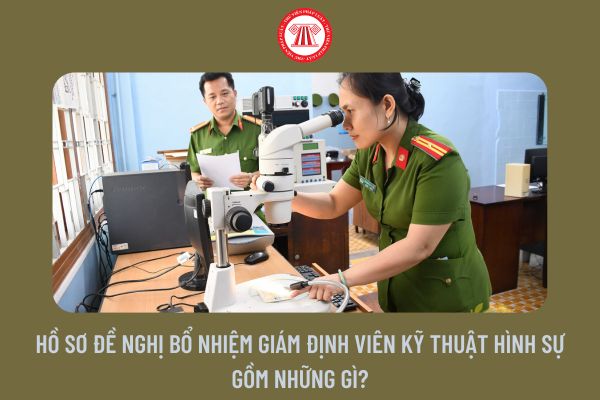 Hồ sơ đề nghị bổ nhiệm giám định viên kỹ thuật hình sự gồm những gì?