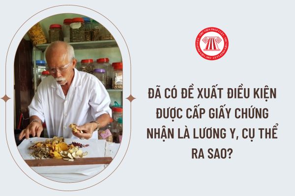 Đã có đề xuất điều kiện được cấp Giấy chứng nhận là Lương y, cụ thể ra sao?