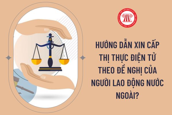 Hướng dẫn xin cấp thị thực điện tử theo đề nghị của người lao động nước ngoài?