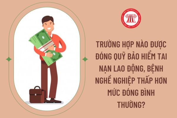 Trường hợp nào được đóng quỹ bảo hiểm tai nạn lao động, bệnh nghề nghiệp thấp hơn mức đóng bình thường?