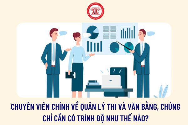 Chuyên viên chính về quản lý thi và văn bằng, chứng chỉ cần có trình độ như thế nào?