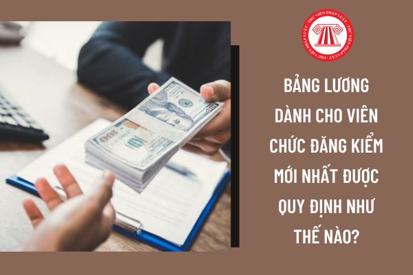 Bảng lương dành cho viên chức đăng kiểm mới nhất được quy định như thế nào?