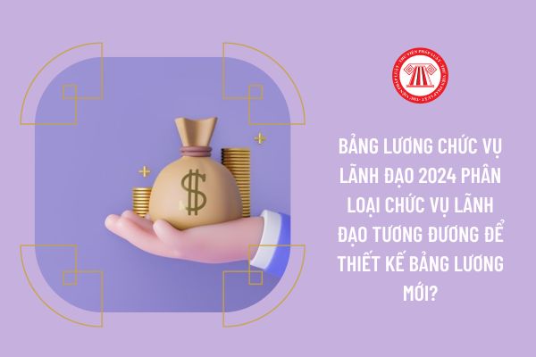 Bảng lương chức vụ lãnh đạo 2024 phân loại chức vụ lãnh đạo tương đương để thiết kế bảng lương mới?