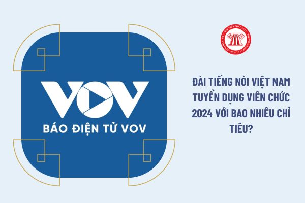 Đài Tiếng nói Việt Nam tuyển dụng viên chức 2024 với bao nhiêu chỉ tiêu?