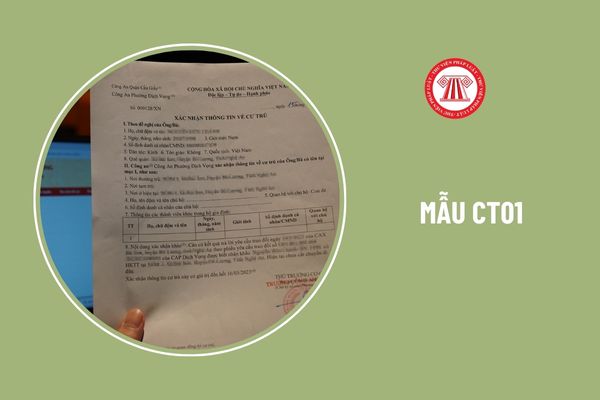 Mẫu tờ khai thay đổi thông tin cư trú CT01 mới nhất 2024? Người lao động có cần thông báo cho công ty khi thay đổi thông tin cưu trú không?