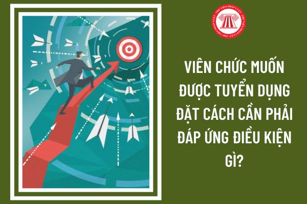 Viên chức muốn được tuyển dụng đặt cách cần phải đáp ứng điều kiện gì?