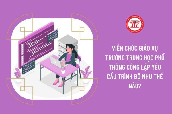 Viên chức giáo vụ trường trung học phổ thông công lập yêu cầu trình độ như thế nào?