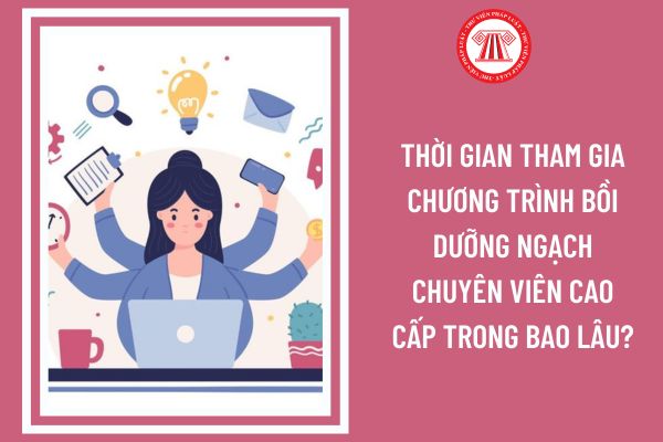 Thời gian tham gia chương trình bồi dưỡng ngạch chuyên viên cao cấp trong bao lâu?