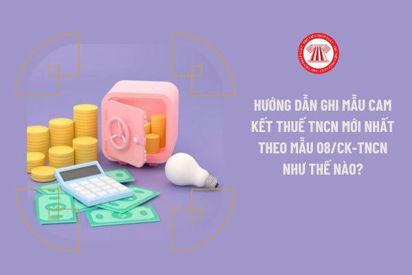 Hướng dẫn ghi mẫu cam kết thuế TNCN mới nhất theo Mẫu 08/CK-TNCN như thế nào?