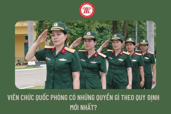 Viên chức quốc phòng có những quyền gì theo quy định mới nhất?