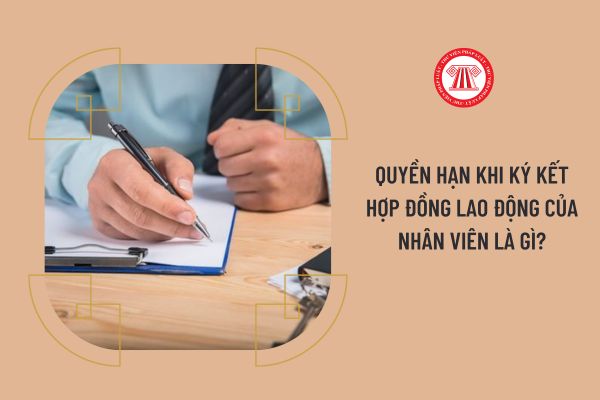 Quyền hạn khi ký kết hợp đồng lao động của nhân viên là gì?