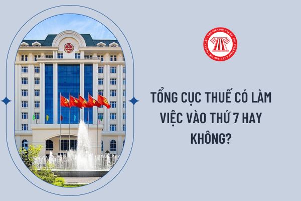 Tổng cục Thuế có làm việc vào thứ 7 hay không?