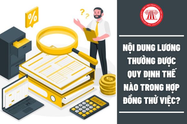 Nội dung về lương thưởng được quy định thế nào trong hợp đồng thử việc?