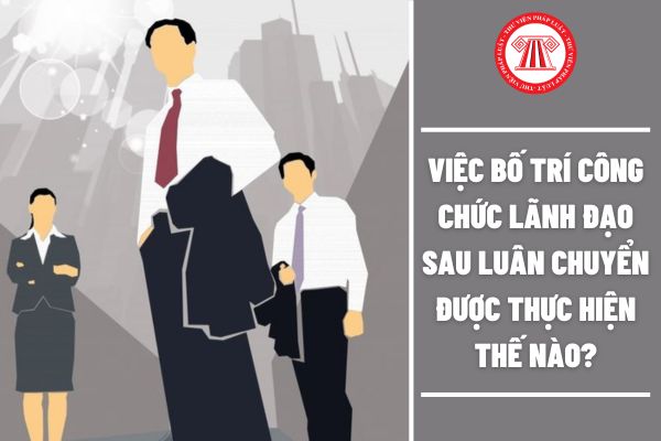 Việc bố trí công chức lãnh đạo sau luân chuyển được thực hiện thế nào?