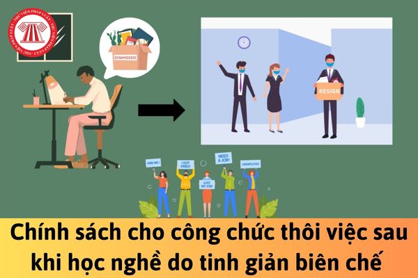 Từ 20/07/2023, bị thôi việc sau khi học nghề do tinh giản biên chế, công chức được hưởng những chính sách gì?