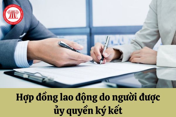 Hợp đồng lao động do người được ủy quyền ký kết phải kèm theo những chứng từ gì?