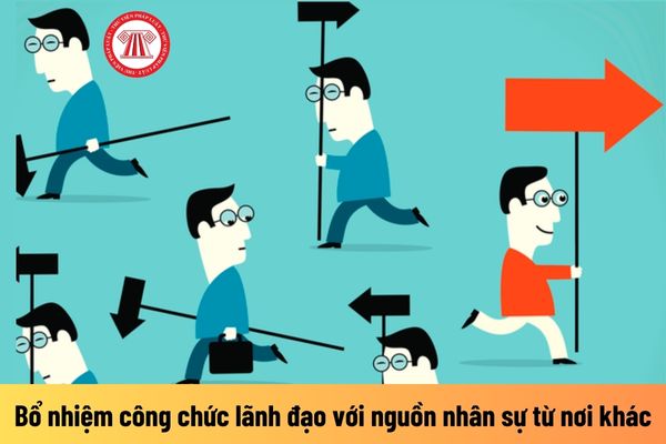 Quy trình bổ nhiệm công chức lãnh đạo với nguồn nhân sự từ nơi khác được thực hiện như thế nào?