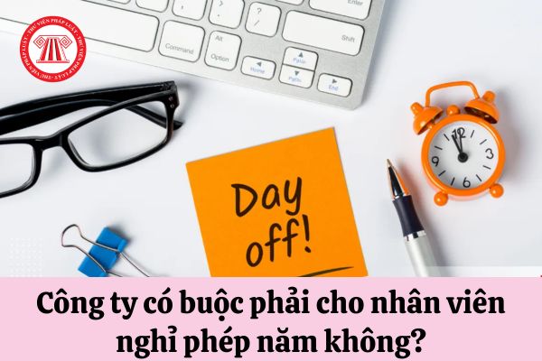 Công ty có buộc phải cho nhân viên nghỉ phép năm không?