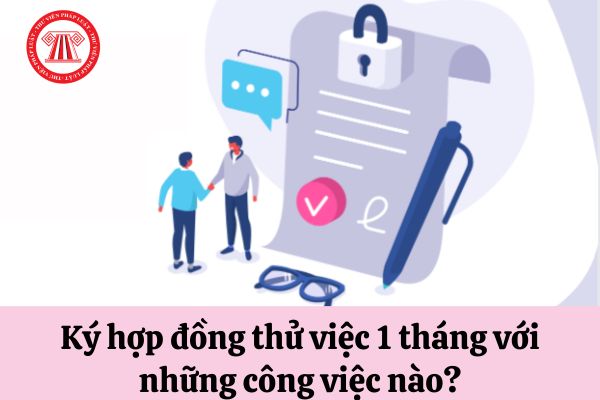 Ký hợp đồng thử việc 1 tháng với những công việc nào?