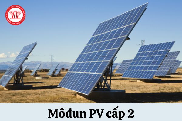 Yêu cầu về cách điện đối với môđun PV cấp 2 như thế nào?