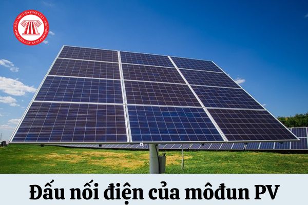 đấu nối điện của môđun PV