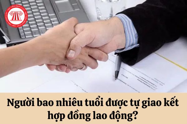 Người bao nhiêu tuổi được tự giao kết hợp đồng lao động?