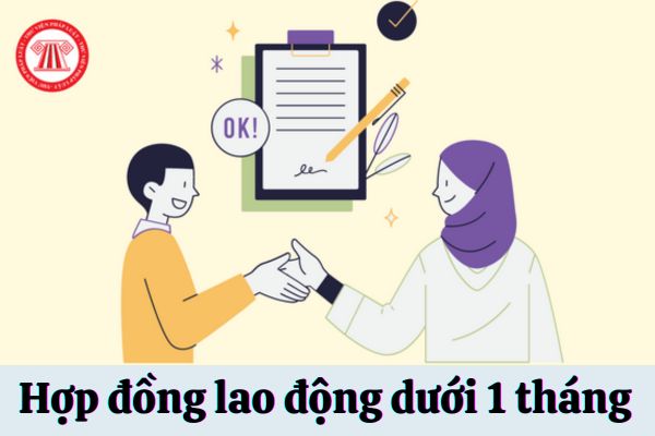 Hợp đồng lao động dưới 1 tháng không được giao kết bằng lời nói trong trường hợp nào? 