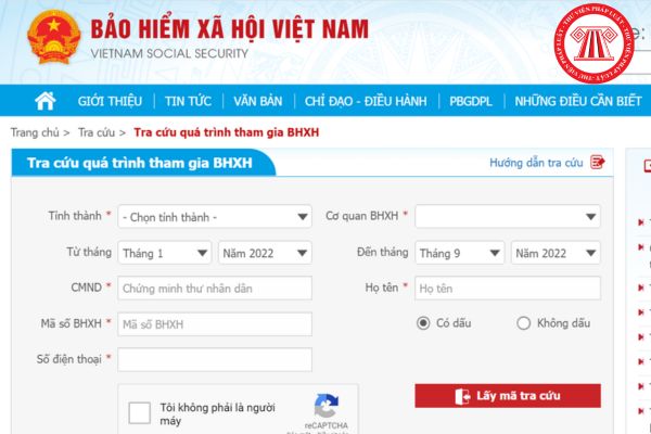 Cách tra cứu số BHXH trên Cổng thông tin điện tử BHXH Việt Nam như thế nào?