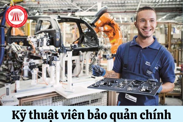 Kỹ thuật viên bảo quản chính có phải là công chức hay không?