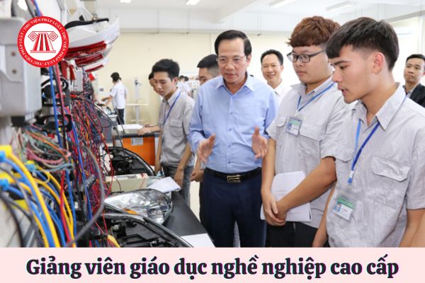 Để đủ tiêu chuẩn trở thành Giảng viên giáo dục nghề nghiệp cao cấp thì phải chủ trì thực hiện bao nhiêu nhiệm vụ khoa học và công nghệ?