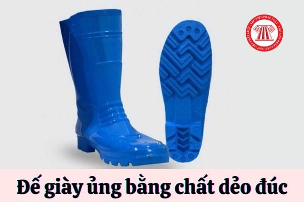 Đế giày ủng bằng chất dẻo đúc