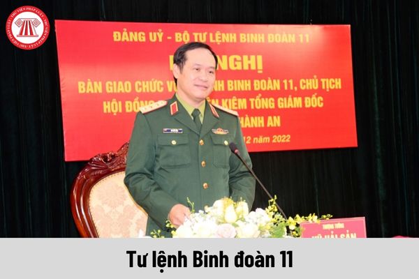 Tư lệnh Binh đoàn 11 có cấp bậc quân hàm cao nhất là gì?