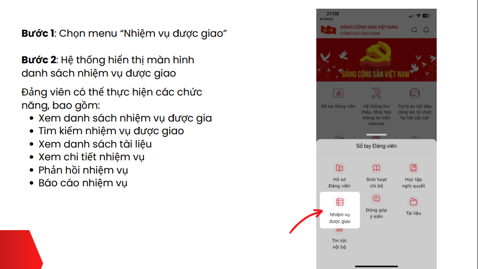 HDSD phần mềm SỔ TAY ĐẢNG VIÊN điện tử