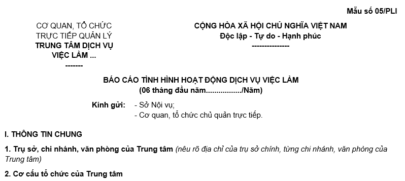 Các Trung tâm có hoạt động dịch vụ việc làm