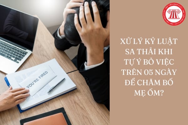 Người lao động có bị xử lý kỷ luật sa thải khi tự ý bỏ việc trên 05 ngày để chăm bố mẹ ốm?