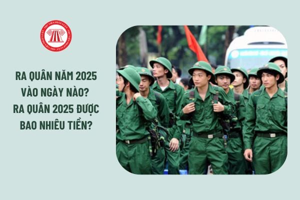 Ra quân năm 2025 vào ngày nào? Ra quân 2025 được bao nhiêu tiền? 