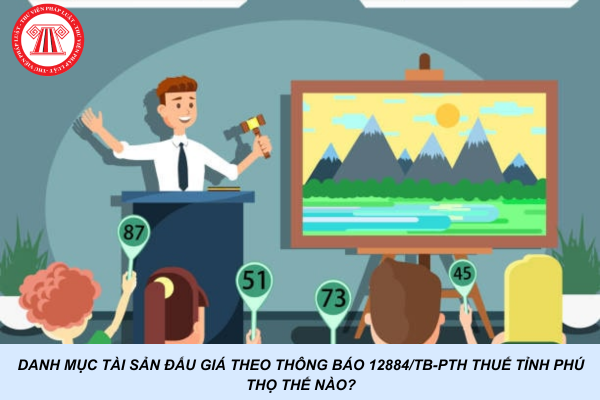 Danh mục tài sản đấu giá theo Thông báo 12884/TB-PTH Thuế tỉnh Phú Thọ thế nào?