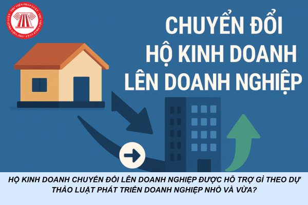 Hộ kinh doanh chuyển đổi lên doanh nghiệp được hỗ trợ gì theo Dự thảo Luật Phát triển doanh nghiệp nhỏ và vừa?