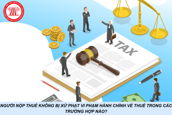 Người nộp thuế không bị xử phạt vi phạm hành chính về thuế trong các trường hợp nào?