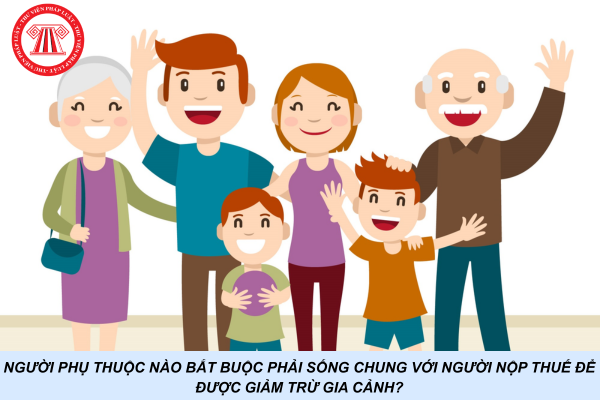 Người phụ thuộc nào bắt buộc phải sống chung với người nộp thuế để được giảm trừ gia cảnh?