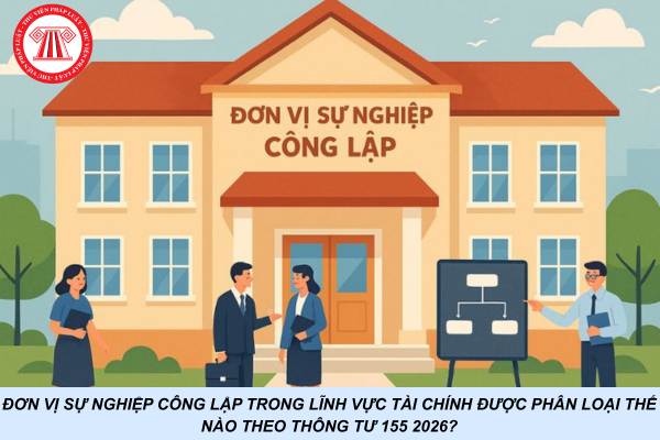 Đơn vị sự nghiệp công lập trong lĩnh vực tài chính được phân loại thế nào theo Thông tư 155 2026?