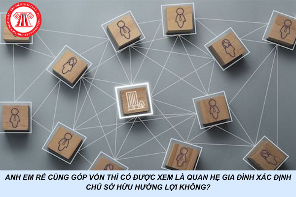 Anh em rể cùng góp vốn thì có được xem là quan hệ gia đình xác định chủ sở hữu hưởng lợi không?