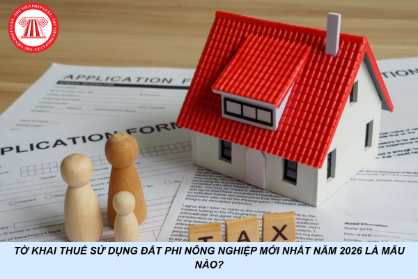 Tờ khai thuế sử dụng đất phi nông nghiệp mới nhất năm 2026 là mẫu nào?