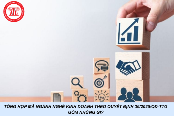 Tổng hợp mã ngành nghề kinh doanh theo Quyết định 36/2025/QĐ-TTg gồm những gì?