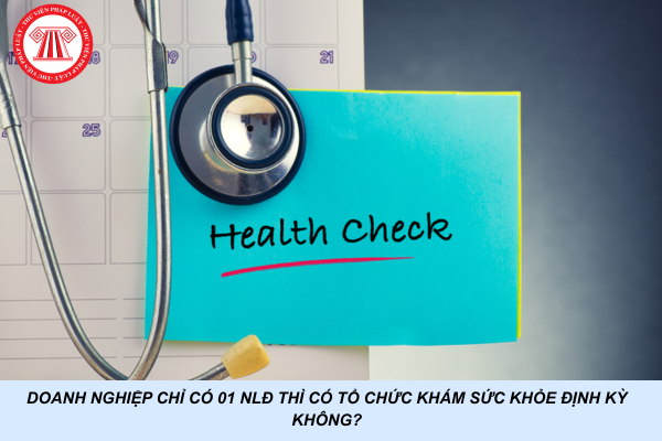 Doanh nghiệp chỉ có 01 NLĐ thì có tổ chức khám sức khỏe định kỳ không?