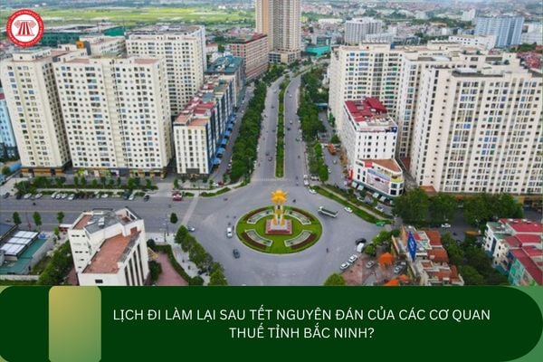 Lịch đi làm lại sau Tết Nguyên Đán của các cơ quan Thuế tỉnh Bắc Ninh?