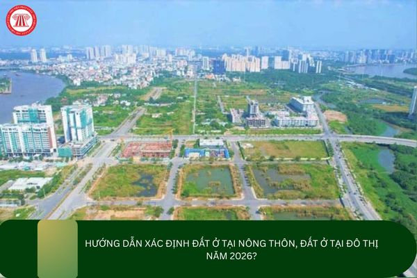 Hướng dẫn xác định đất ở tại nông thôn, đất ở tại đô thị năm 2026?